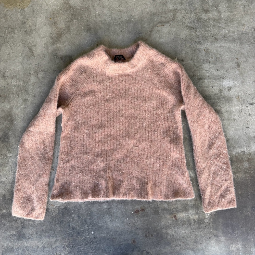 Quince Rose Pink Mongolian Cashmere Knit Pullover Sweater Women’s Size Small